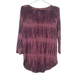 Ana long sleeve tie dye top size medium